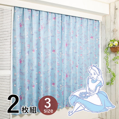  Alice in Wonderland Level 2 Blackout and Heat Insulation Curtain + Window Screen 4-Piece Set 