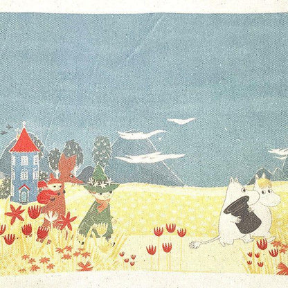 Moomin spring promenade/seaside picnic tote bag