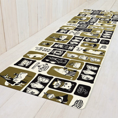 Moomin kitchen floor mat