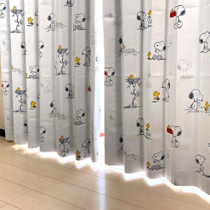Snoopy 2級遮光隔熱窗簾+窗紗 4件套裝