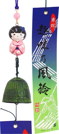 【Summer Poems】Japanese Doll Wind Chimes