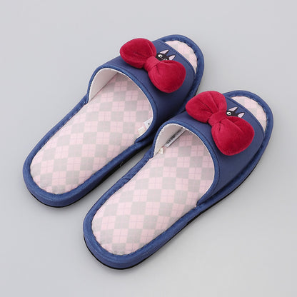 Kiki's Delivery Service Ribbon Slippers (Red/Blue)