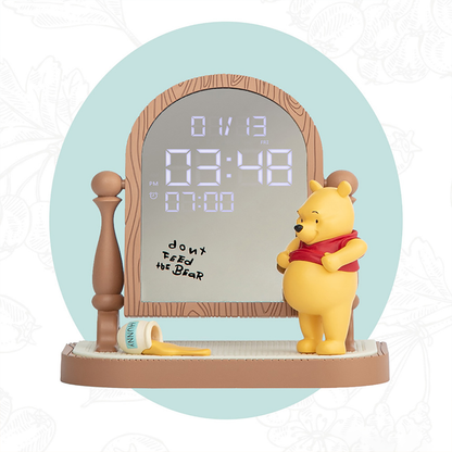 Winnie the Pooh Mirror with Clock Display (available in late September)