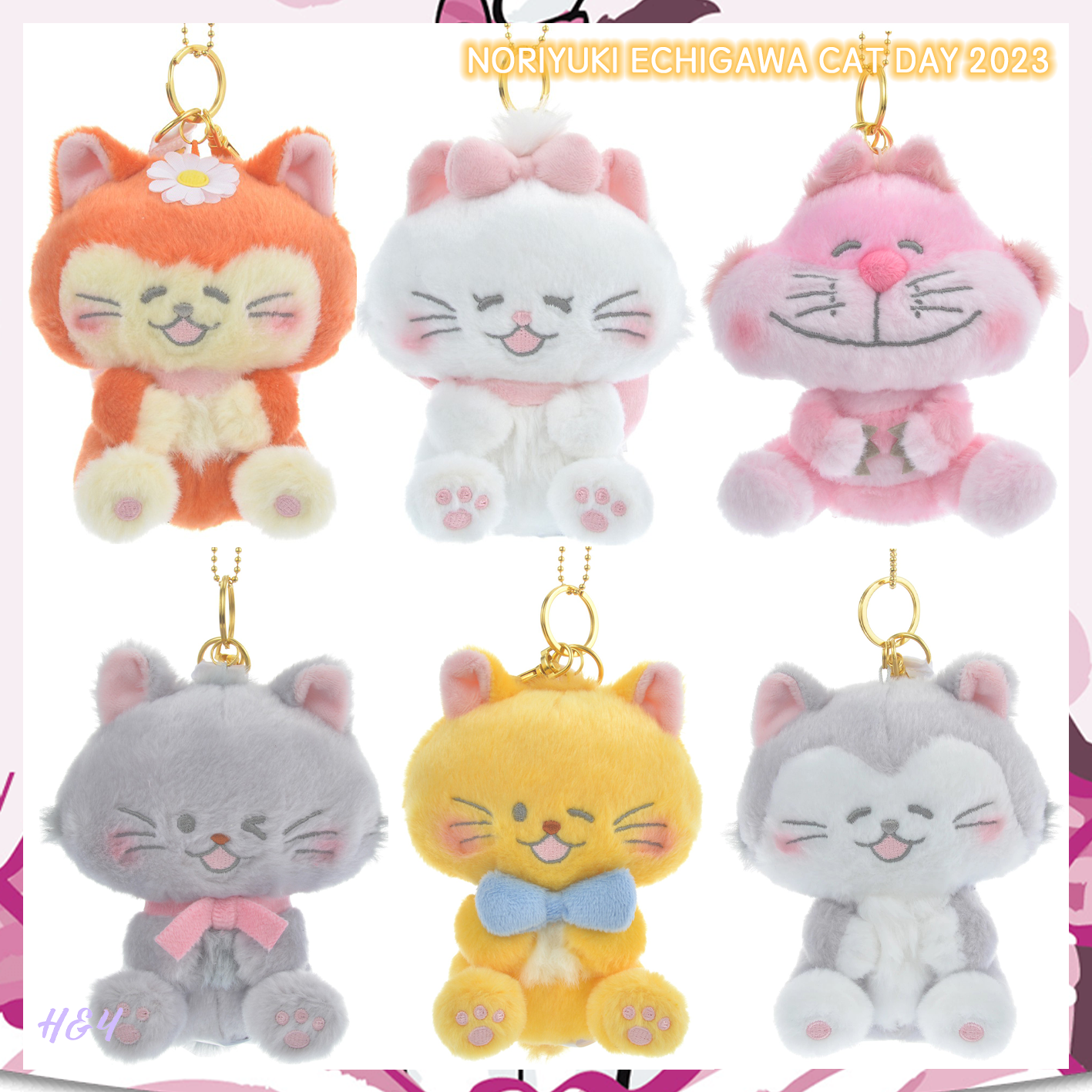 Plush & Keychain Plush NORIYUKI ECHIGAWA CAT DAY 2023 (release date: February 3, 2023)