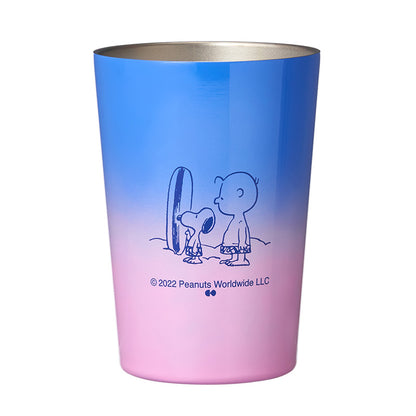 【Snoopy PEANUTS】 Gradient Stainless Steel Cup