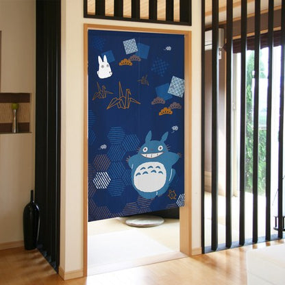 Totoro Goodwill "Fu Invitation Crane" Door Curtain Made in Japan
