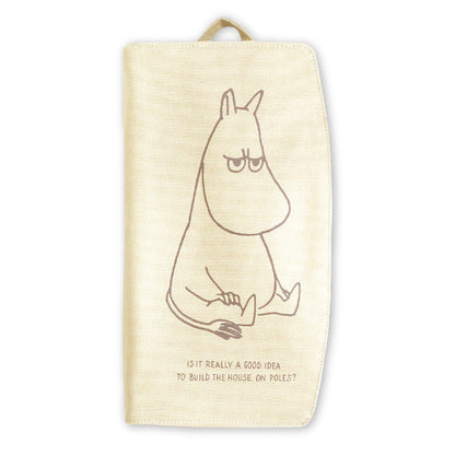 Moomin 可隱藏式紙巾套(象牙色/卡其色) 《預定發售2023年8月下旬》