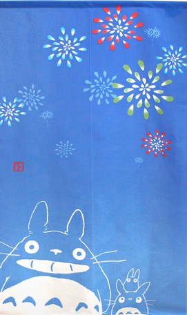 TOTORO "Summer Memories" Curtain Made In Japan