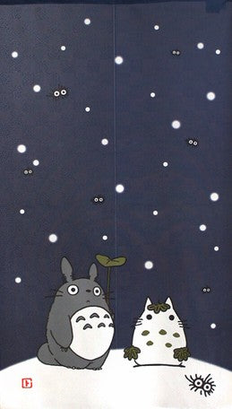 Totoro Goodwill "Snowman" curtain made in Japan