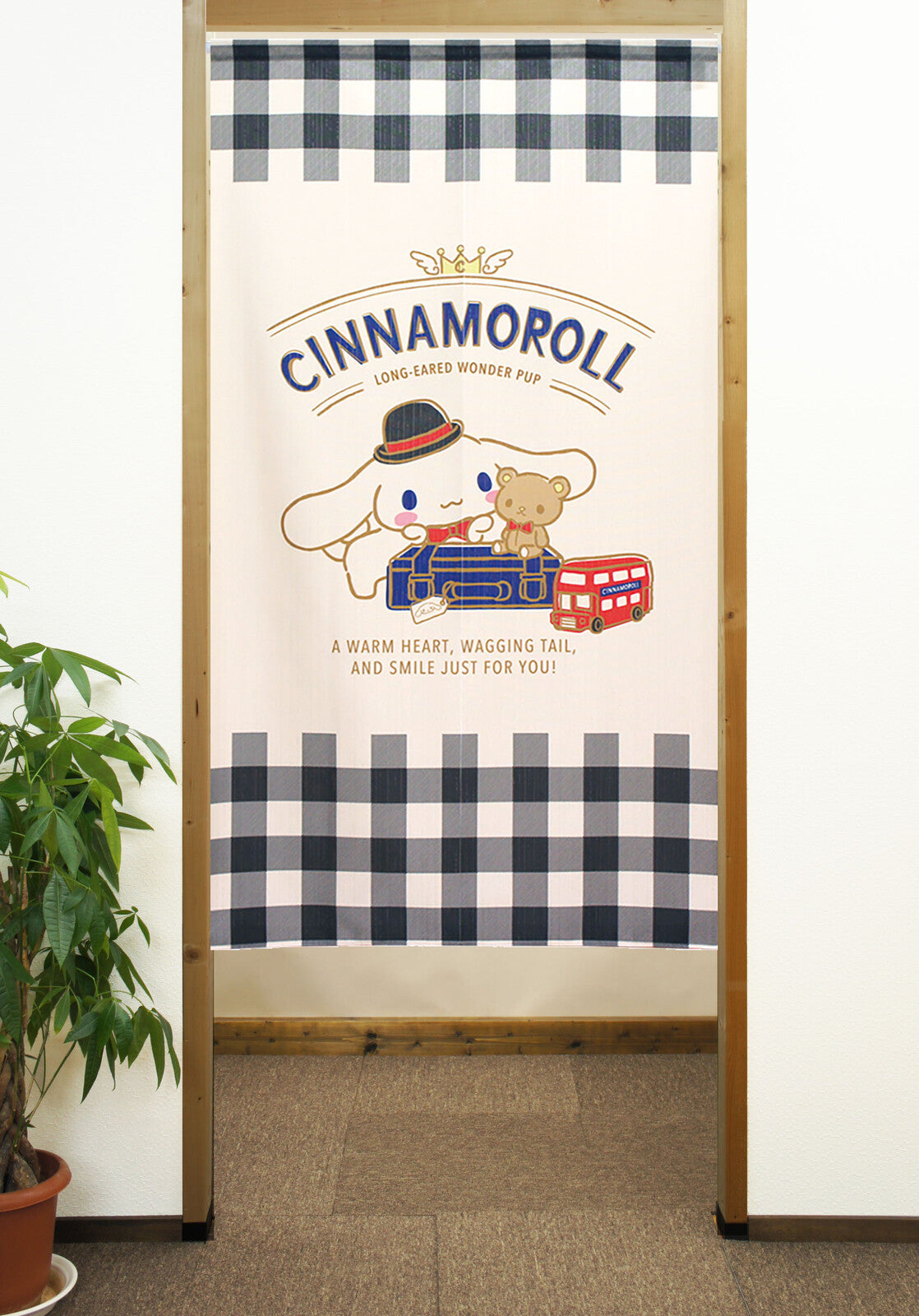 SANRIO - “Cinnamoroll Outing” 門簾 日本製 - Morisawa.Mall