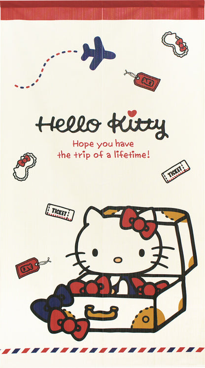 Sanrio - Hello Kitty Travel 門簾 日本製 - Morisawa.Mall