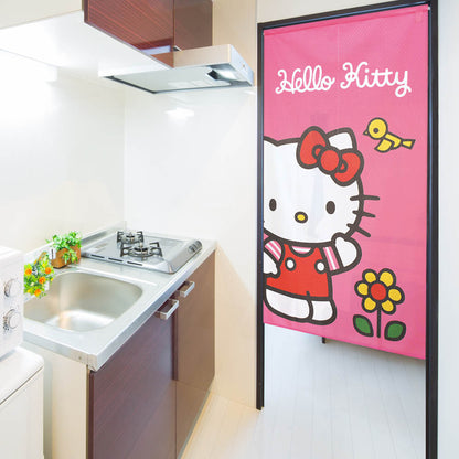 Sanrio - Hello Kitty Kiiroi Tori 門簾 日本製 - Morisawa.Mall