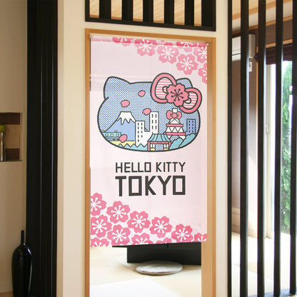 SANRIO - “Hello Kitty TOKYO” 門簾 日本製 - Morisawa.Mall