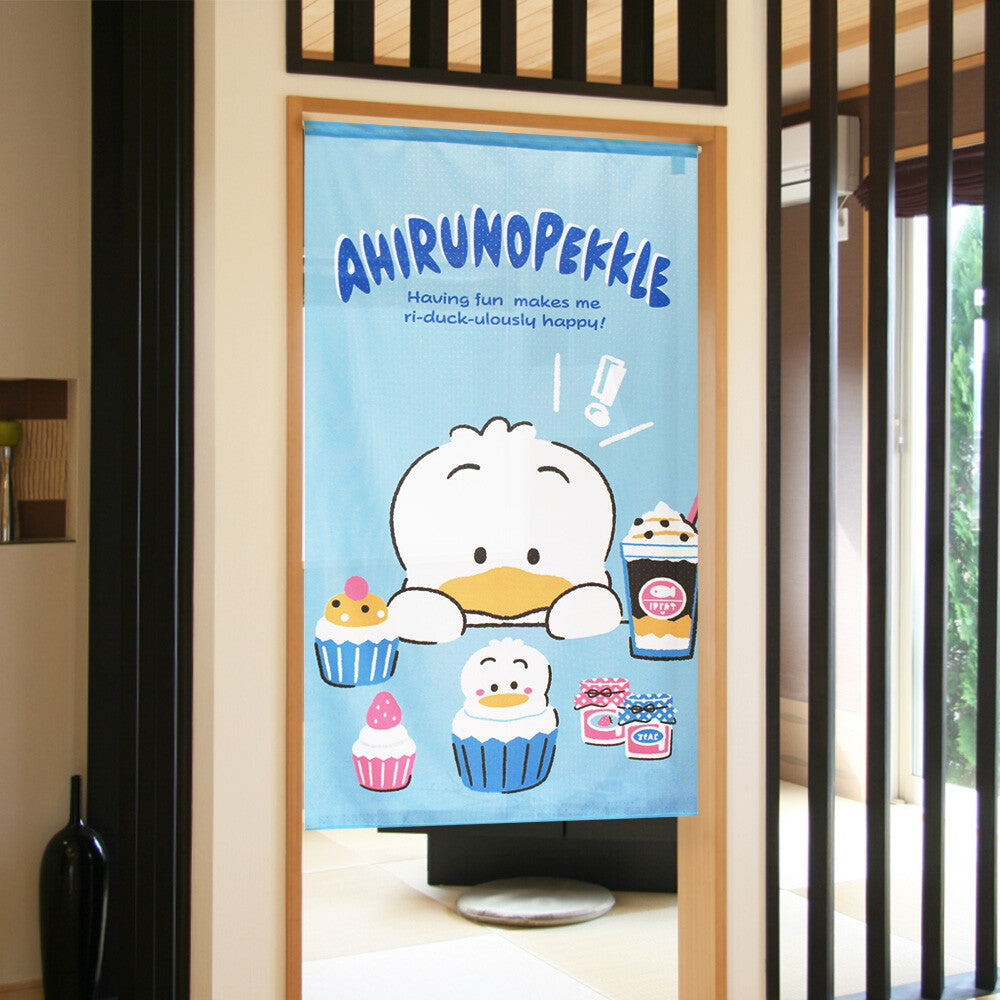 Sanrio - Pekkle Sweets of Ahiru 門簾 日本製 - Morisawa.Mall