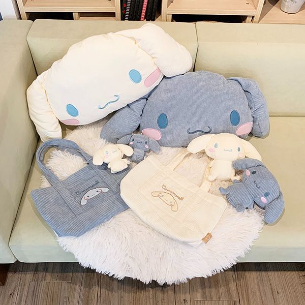 Cinnamoroll 燈芯絨系列Face Cushion 現貨