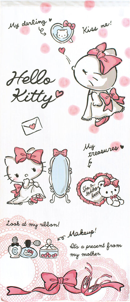 Sanrio - Hello Kitty_Little Lady 門簾 日本製 - Morisawa.Mall