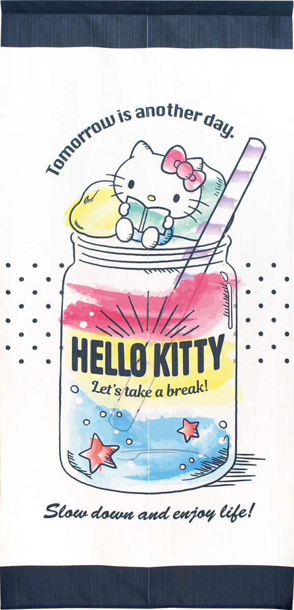 Sanrio - Hello Kitty_West Coast Vacation 門簾 日本製 - Morisawa.Mall