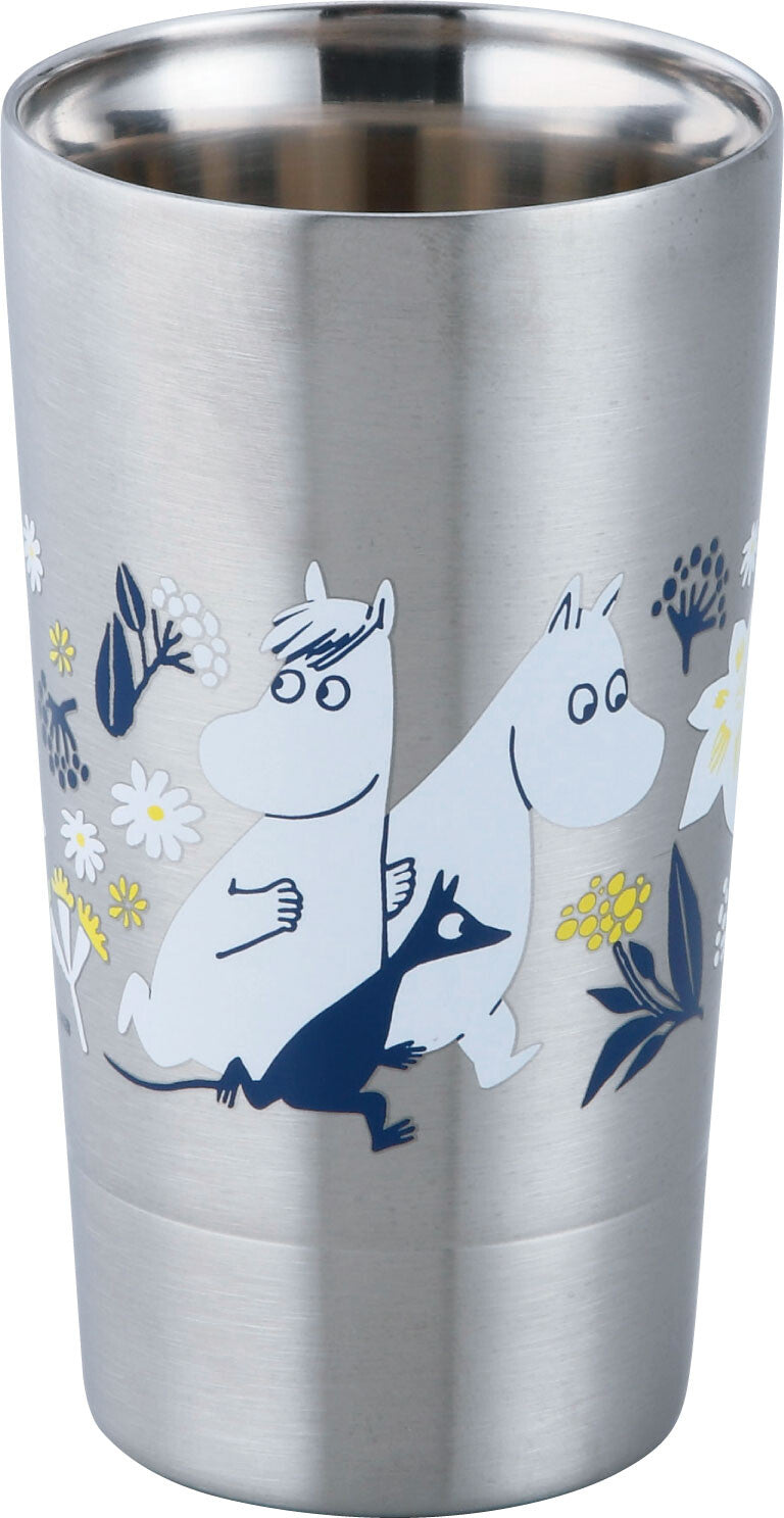 MOOMIN three stainless steel cups 350ml made in Japan