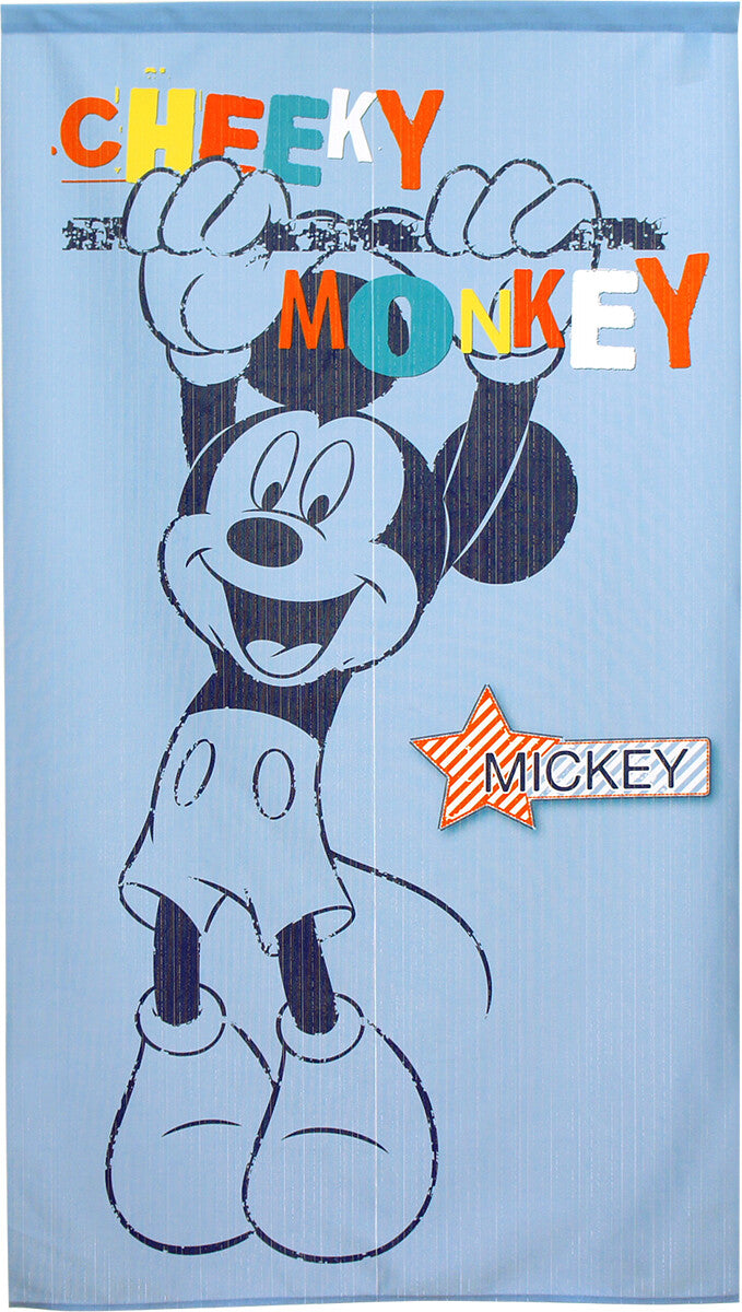 DISNEY - Hanging_Mickey 門簾 日本製 - Morisawa.Mall