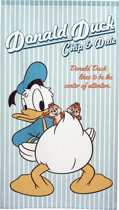DISNEY - Donald and Chip Dale 門簾 日本製 - Morisawa.Mall
