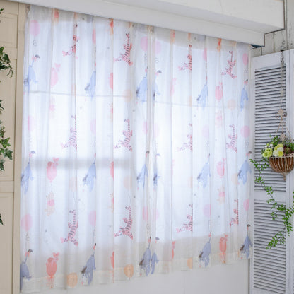  Winnie the Pooh & Friends Level 2 Blackout Insulated Window Sheer Curtains Set of 4 