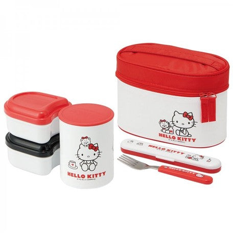 Sanrios Hello Kitty Lunch Box with Antibacterial Thermos 560ml