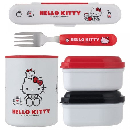 Sanrios Hello Kitty Lunch Box with Antibacterial Thermos 560ml