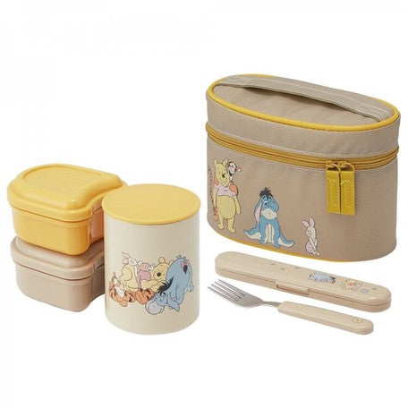 Disney Pooh Lunch Box with Antibacterial Thermos 560ml