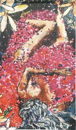 夏威夷 “bathe_me_in_beauty” 門簾 日本製  85X150cm