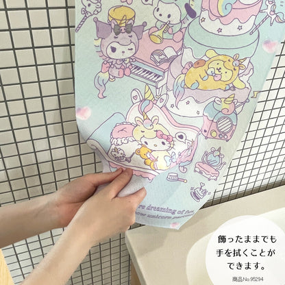 Sanrio Hello Kitty 日本圖案 毛巾掛毯 33x75 cm 日本製