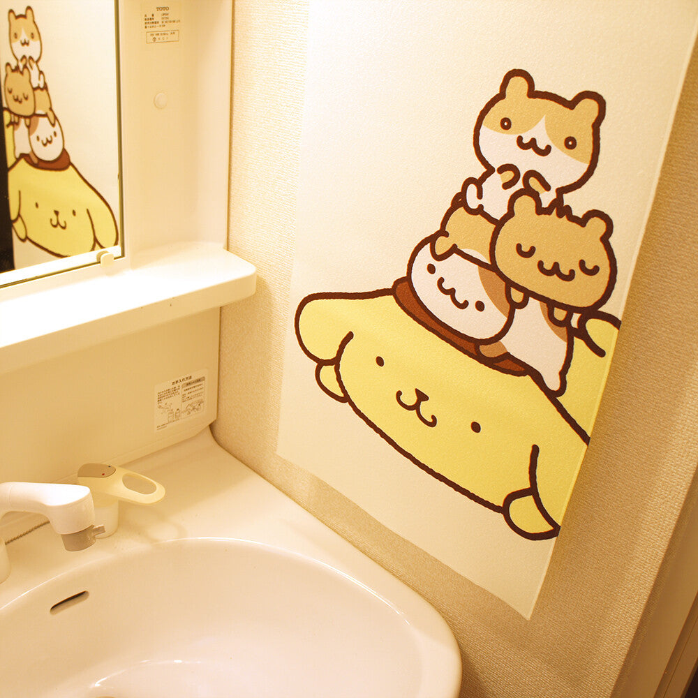 Sanrio Pompompurin Towel Tapestry 33x75 cm Made in Japan