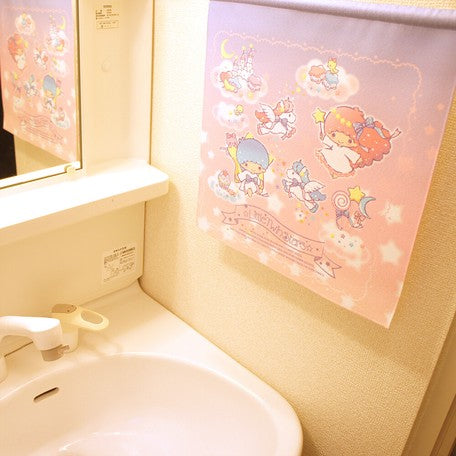 Sanrio Little twin stars aurora fantasy towels two-pack 33x33 cm made in Japan