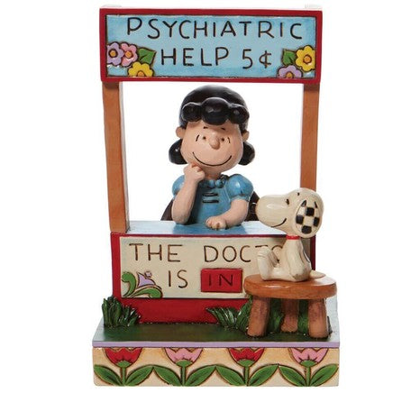 Snoopy Lucy & Peanuts Friends Doctor Booth