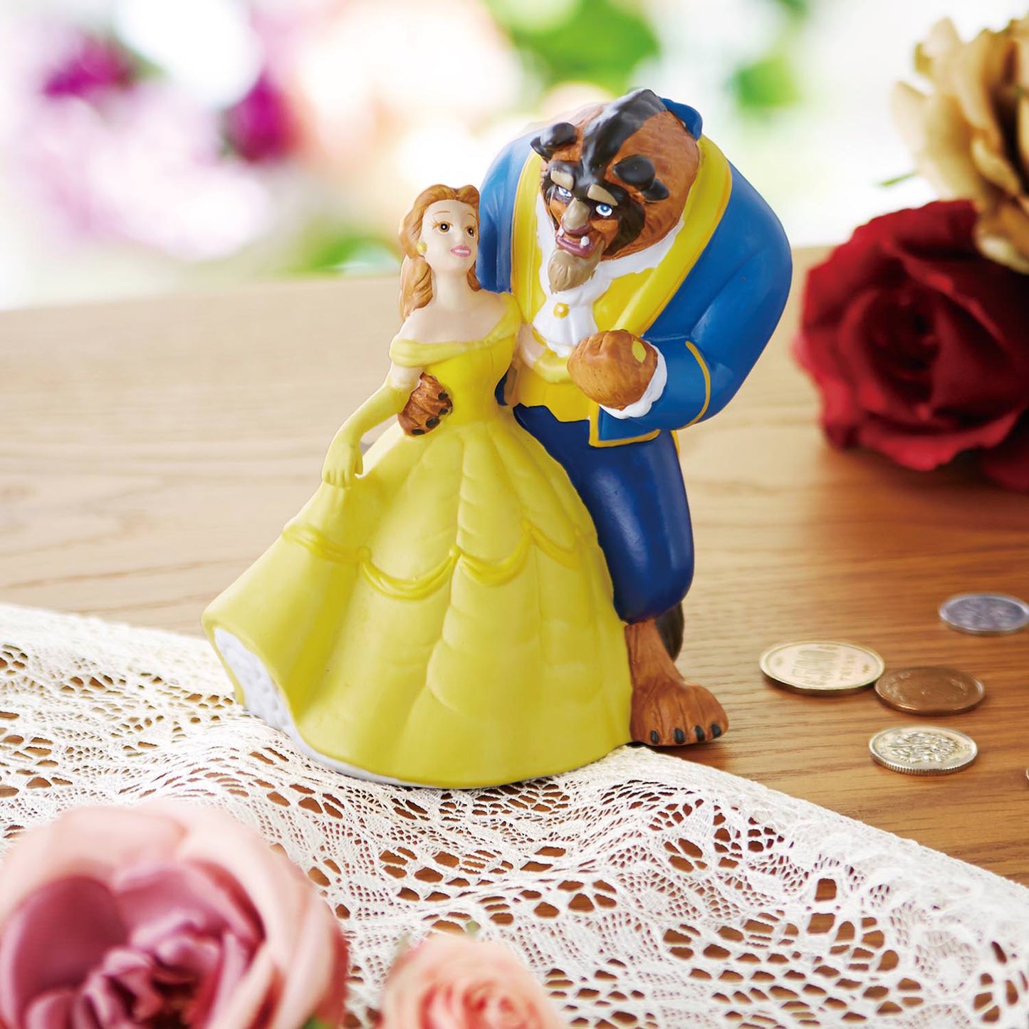  Beauty and the Beast Piggy Bank 