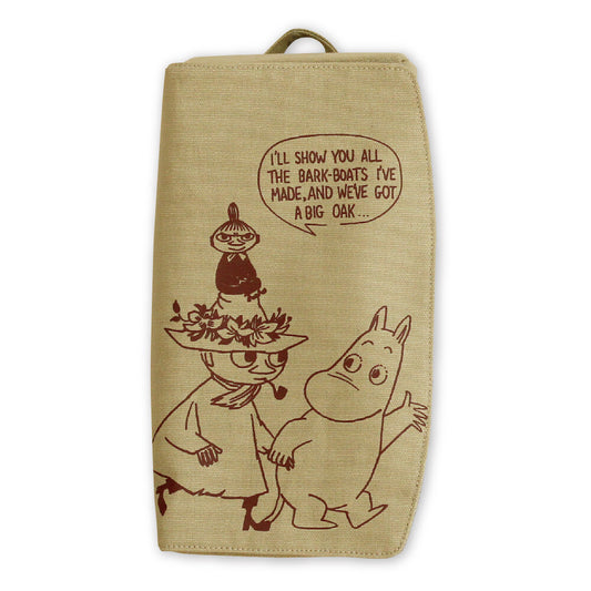 Moomin 可隱藏式紙巾套(象牙色/卡其色) 《預定發售2023年8月下旬》