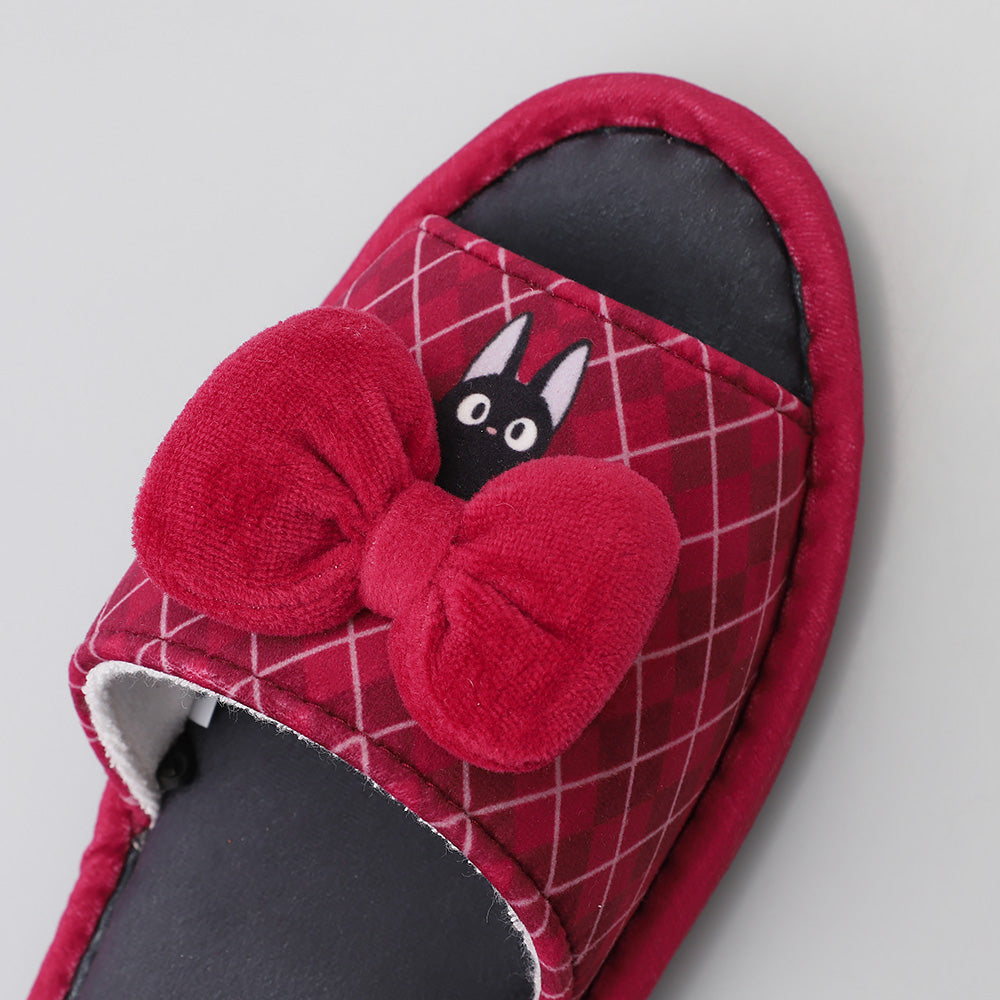 Kiki's Delivery Service Ribbon Slippers (Red/Blue)