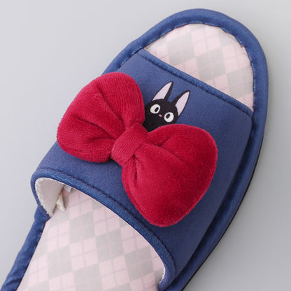 Kiki's Delivery Service Ribbon Slippers (Red/Blue)