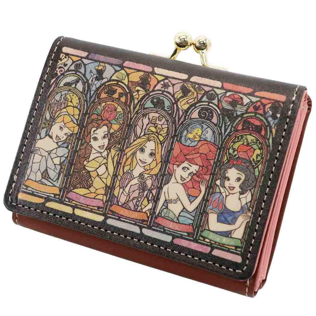 DISNEY STAINED GLASS COLLECTION Wallet Made in Japan