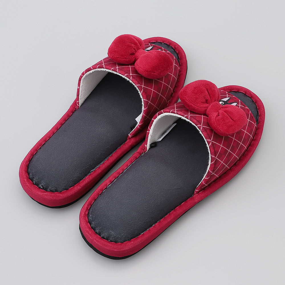 Kiki's Delivery Service Ribbon Slippers (Red/Blue)
