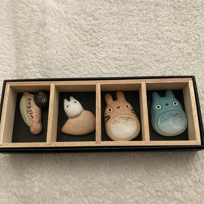  My Neighbor Totoro Chopstick Rest Four-Pack Made in Japan 