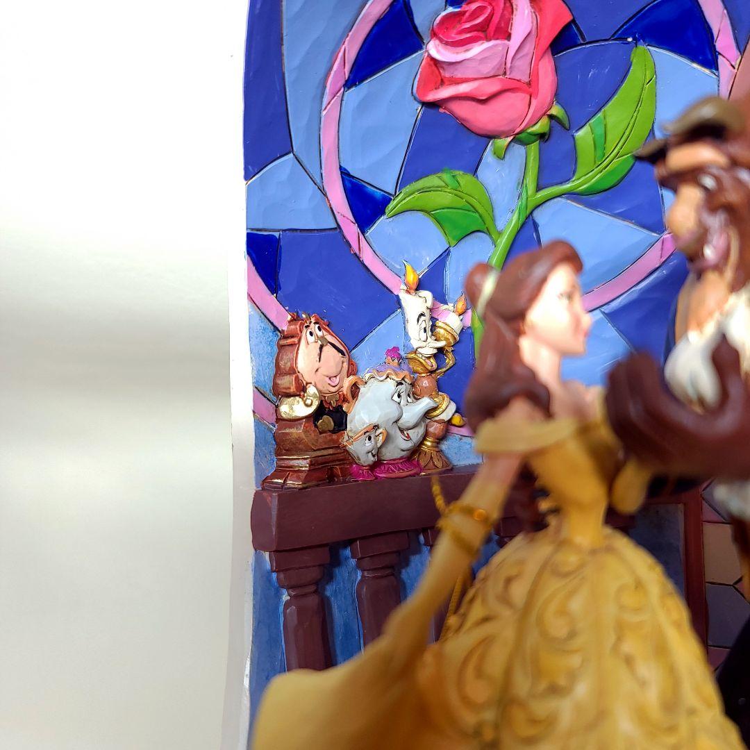Disney Traditions 美女與野獸玫瑰穹頂 30 週年紀念擺設